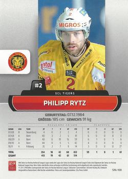 2011-12 PCAS Swiss National League #SNL-108 Philipp Rytz Back