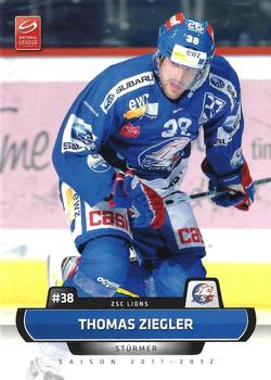 2011-12 PCAS Swiss National League #SNL-140 Thomas Ziegler Front