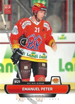 2011-12 PCAS Swiss National League #SNL-179 Emanuel Peter Front