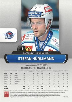 2011-12 PCAS Swiss National League #SNL-220 Stefan Hürlimann Back