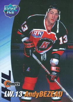 1995-96 Edge Ice Fort Wayne Komets (IHL) #NNO Andy Bezeau Front
