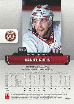 2011-12 PCAS Swiss National League - Promotion Cards #SNL-101 Daniel Rubin Back