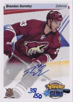 2014-15 Upper Deck - 25th Anniversary Young Guns Tribute Priority Signings Fall Expo #PS-BG Brandon Gormley Front