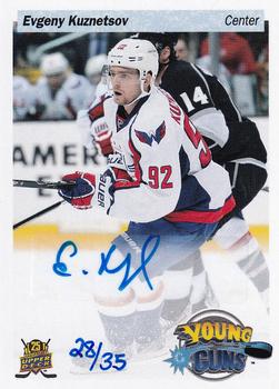 2014-15 Upper Deck - 25th Anniversary Young Guns Tribute Priority Signings Fall Expo #PS-EK Evgeny Kuznetsov Front