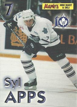 2000-01 St. John's Maple Leafs (AHL) #NNO Syl Apps III Front