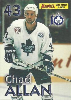 2000-01 St. John's Maple Leafs (AHL) #NNO Chad Allan Front
