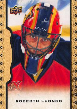 2014-15 Upper Deck Masterpieces - Framed Black Leather #91 Roberto Luongo Front
