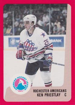 1988-89 ProCards Rochester Americans (AHL) #NNO Ken Priestlay Front