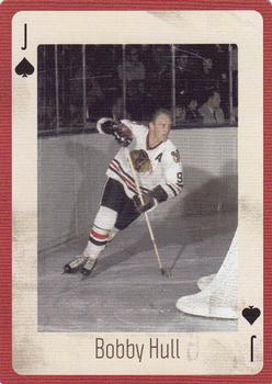 2005 Hockey Legends Chicago Blackhawks Playing Cards #J♠ Bobby Hull Front