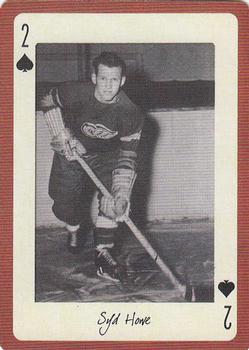 2005 Hockey Legends Detroit Red Wings Playing Cards #2♠ Syd Howe Front