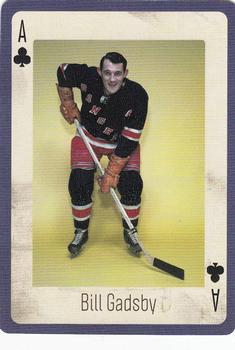 2005 Hockey Legends New York Rangers Playing Cards #A♣ Bill Gadsby Front