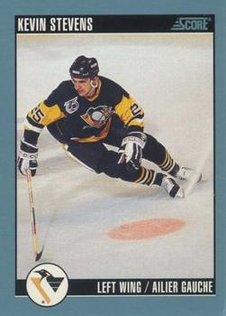 1992-93 Score Canadian - Samples #25 Kevin Stevens Front