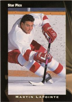 1991 Star Pics - Autographed #5 Martin Lapointe Front