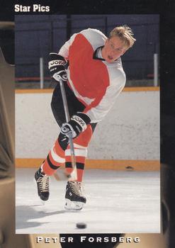1991 Star Pics - Autographed #35 Peter Forsberg Front