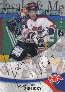 2004-05 Cardset Finland - Autographs Signature Plus #NNO Marek Zidlicky Front