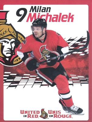 2014-15 Ottawa Senators #NNO Milan Michalek Front