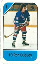 1982-83 Post Cereal #NNO Ron Duguay Front
