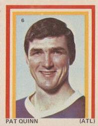 1972-73 Eddie Sargent NHL Players Stickers #6 Pat Quinn Front