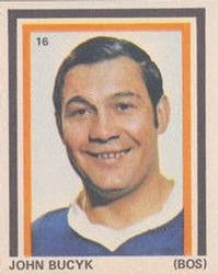 1972-73 Eddie Sargent NHL Players Stickers #16 John Bucyk Front