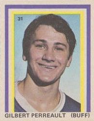 1972-73 Eddie Sargent NHL Players Stickers #31 Gilbert Perreault Front