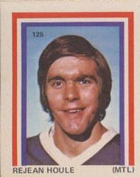 1972-73 Eddie Sargent NHL Players Stickers #125 Rejean Houle Front
