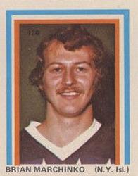 1972-73 Eddie Sargent NHL Players Stickers #136 Brian Marchinko Front