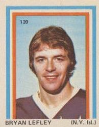 1972-73 Eddie Sargent NHL Players Stickers #139 Bryan Lefley Front