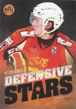 2015-16 Cardset Finland - Defensive Stars #DS3 Petteri Nikkilä Front