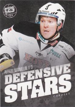 2015-16 Cardset Finland - Defensive Stars #DS13 Petteri Nummelin Front