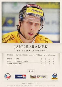 2014-15 OFS Classic #284 Jakub Sramek Back