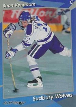 1993-94 Slapshot Sudbury Wolves (OHL) #11 Sean Venedam Front