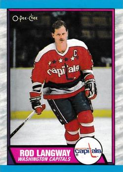 1989-90 O-Pee-Chee - Tembec Test White Backs #55 Rod Langway Front