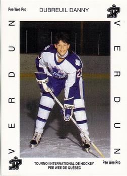 1992 Quebec International Pee-Wee Tournament #0515 Danny Dubreuil Front