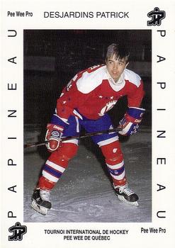 1992 Quebec International Pee-Wee Tournament #0656 Patrick Desjardins Front