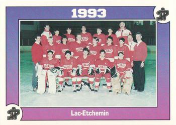 1993 Quebec International Pee-Wee Tournament #0951 Lac-Etchemin Front