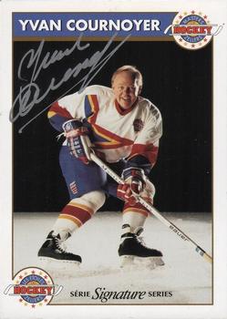 1993-94 Zellers Masters of Hockey - Signature Series #NNO Yvan Cournoyer Front