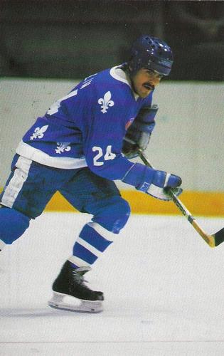 1984-85 Quebec Nordiques Postcards #NNO Jean-Marc Gaulin Front