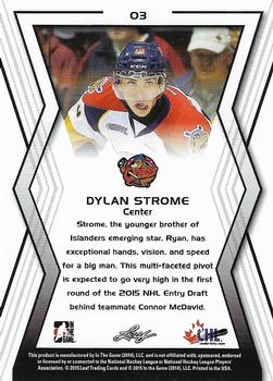 2015 In The Game CHL Draft #3 Dylan Strome Back