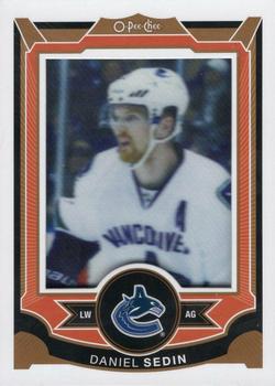 2015-16 O-Pee-Chee - Manufactured Patches #P-37 Daniel Sedin Front