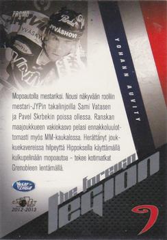 2012-13 Cardset Finland - Promo Cards #NNO Yohann Auvitu Back