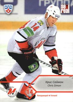 2012-13 Sereal KHL Basic Series #MNK-016 Chris Simon Front