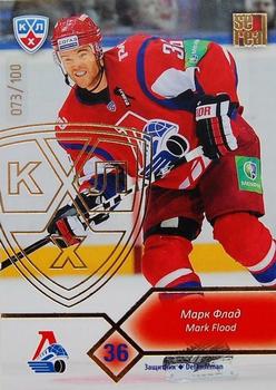 2012-13 Sereal KHL Basic Series - Gold #LKO-010 Mark Flood Front