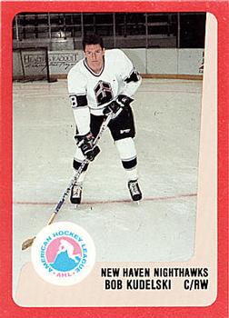 1988-89 ProCards New Haven Nighthawks (AHL) #NNO Bob Kudelski Front