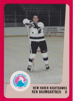 1988-89 ProCards New Haven Nighthawks (AHL) #NNO Ken Baumgartner Front