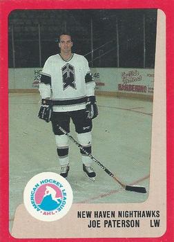 1988-89 ProCards New Haven Nighthawks (AHL) #NNO Joe Paterson Front