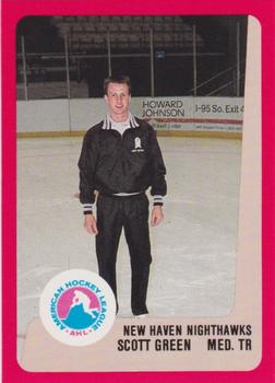 1988-89 ProCards New Haven Nighthawks (AHL) #NNO Scott Green Front