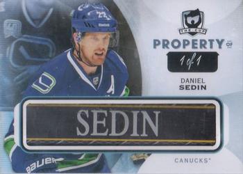 2014-15 Upper Deck The Cup - Property Of #PO-DS Daniel Sedin Front