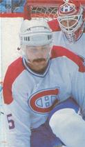 1987-88 Vachon Montreal Canadiens Stickers #65 Rick Green Front