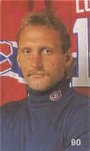 1987-88 Vachon Montreal Canadiens Stickers #80 Craig Ludwig Front