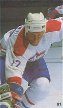 1987-88 Vachon Montreal Canadiens Stickers #81 Craig Ludwig Front